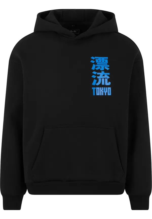 Mister Tee Mister Tee Sweater majica 'Tokyo Drifting'  kraljevsko plava / crna / bijela