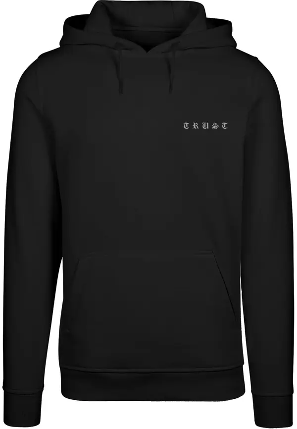 Mister Tee Mister Tee Sweater majica 'Trust Dove'  siva / crna