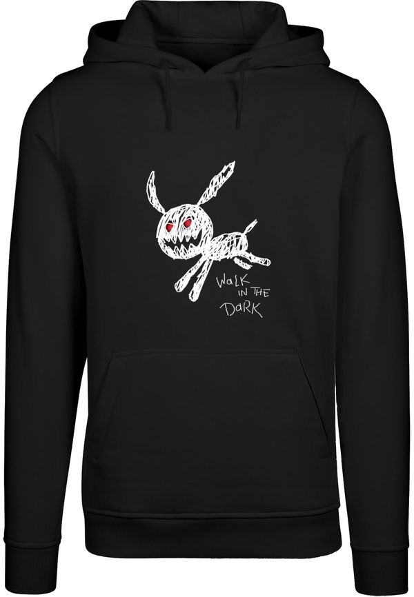 Mister Tee Mister Tee Sweater majica 'Walk In The Dark'  crvena / crna / bijela
