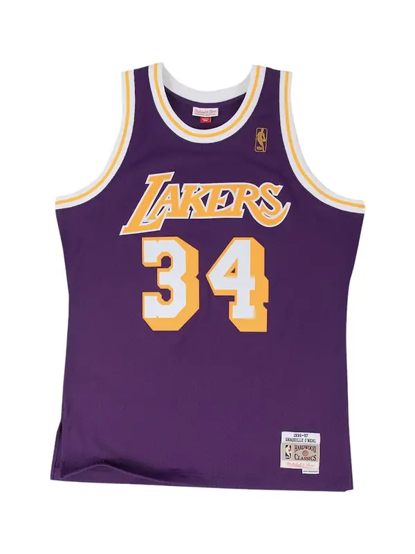 Mitchell & Ness Mitchell & Ness Dres 'Los Angeles Lakers Shaquille O'Neal 1996/97'  ljubičasta / svijetlonarančasta / bijela