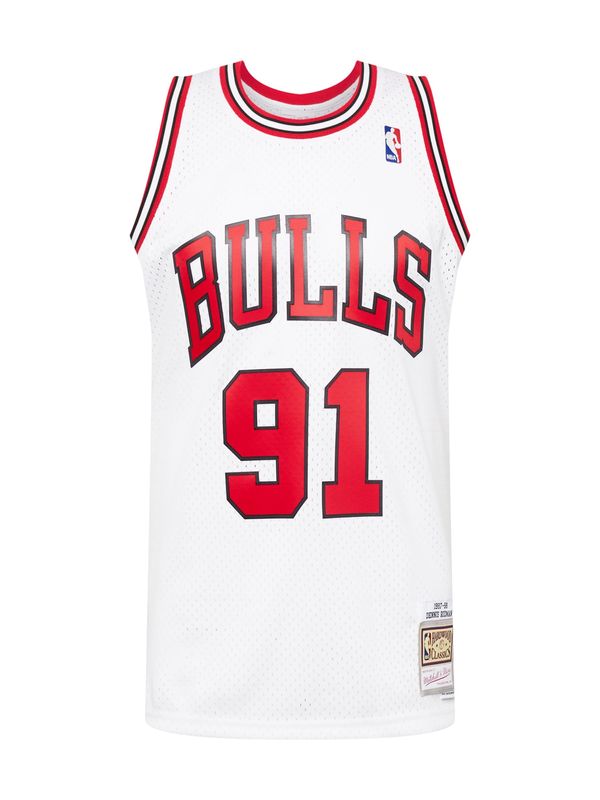 Mitchell & Ness Mitchell & Ness Majica 'NBA Chicago Bulls Dennis Rodman'  vatreno crvena / crna / bijela