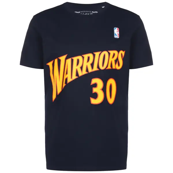 Mitchell & Ness Mitchell & Ness Majica 'NBA Golden State Warriors Stephen Curry Hardwood'  tamno plava / žuta