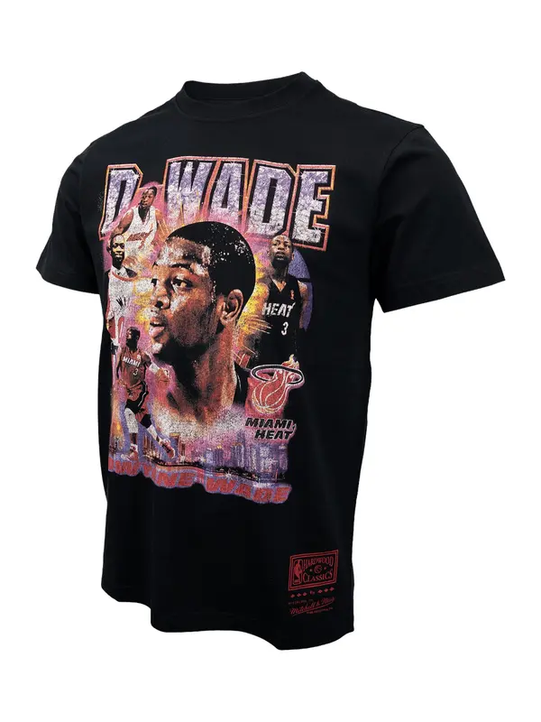 Mitchell & Ness Mitchell & Ness Majica 'NBA Miami Heat'  lavanda / roza / crna / bijela