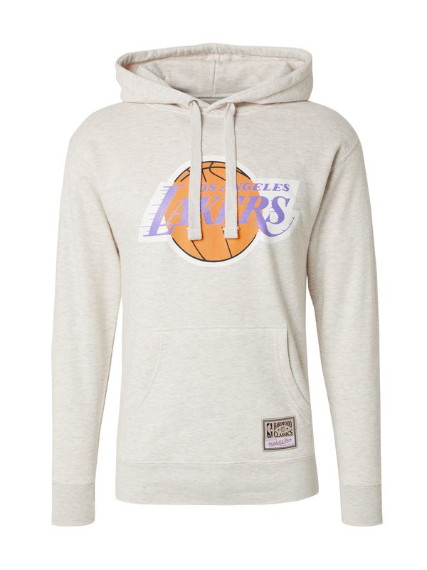 Mitchell & Ness Mitchell & Ness Sweater majica 'NBA Slammin Lakers'  ecru/prljavo bijela / lavanda / narančasta / crna