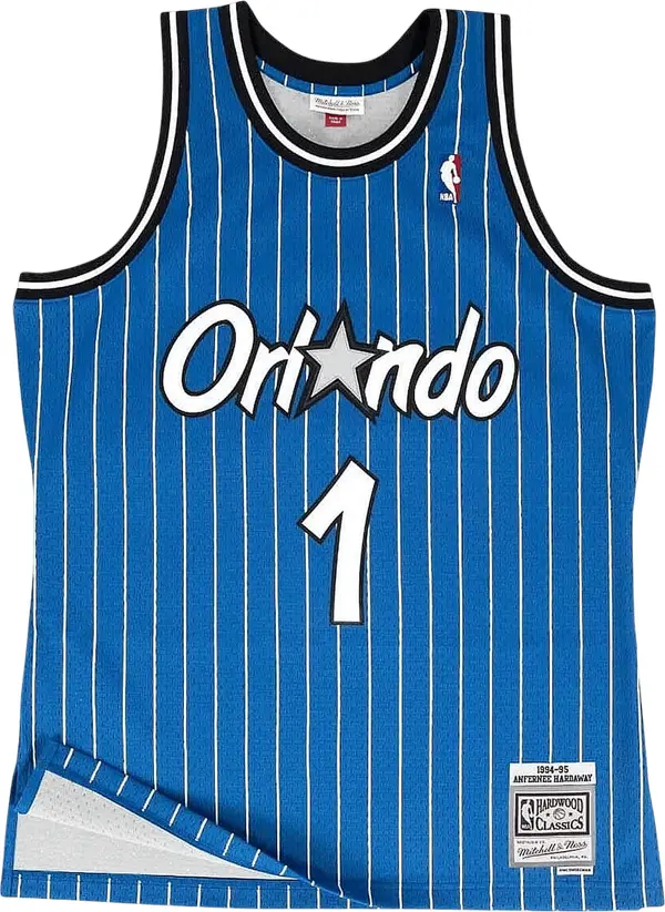 Mitchell & Ness Mitchell & Ness Tehnička sportska majica 'NBA OM A.H 94-95'  plava / crna / bijela