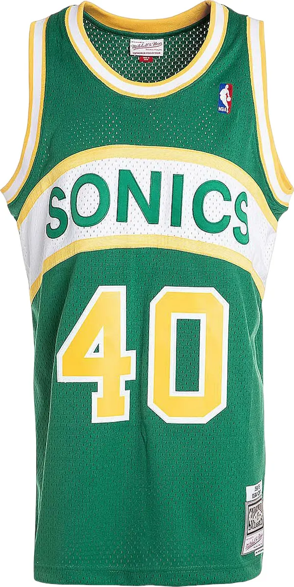 Mitchell & Ness Mitchell & Ness Tehnička sportska majica  svijetložuta / zelena / bijela