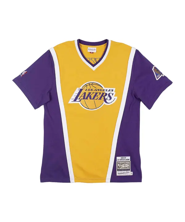 Mitchell & Ness Mitchell & Ness Tehnička sportska majica  žuta / ljubičasta