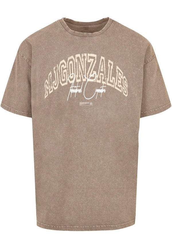 MJ Gonzales MJ Gonzales Majica 'International'  toplo smeđa / svijetlobež / bijela