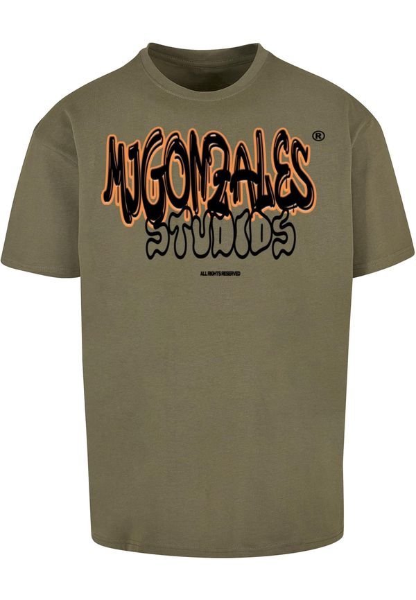 MJ Gonzales MJ Gonzales Majica  maslinasta / narančasta / crna