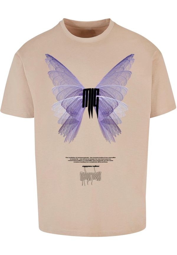 MJ Gonzales MJ Gonzales Majica 'Metamorphose V.6'  pijesak / pastelno ljubičasta / crna / bijela