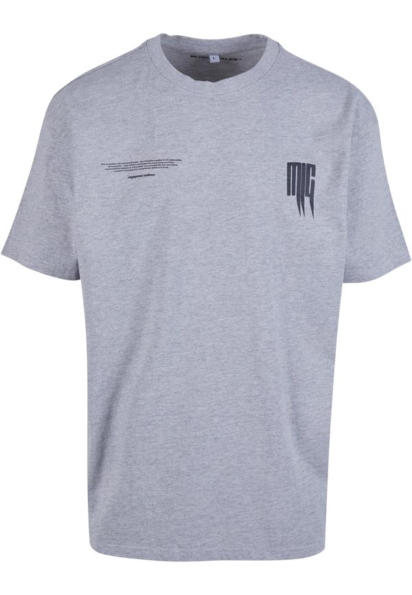 MJ Gonzales MJ Gonzales Majica  siva melange / svijetloljubičasta / crna