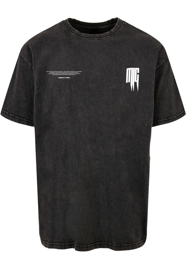 MJ Gonzales MJ Gonzales Majica  tamno ljubičasta / crna / bijela