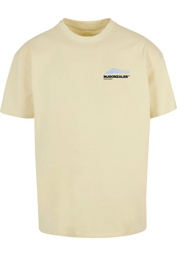 MJ Gonzales MJ Gonzales Široka majica 'Wave V.1'  svijetloplava / žuta / crna