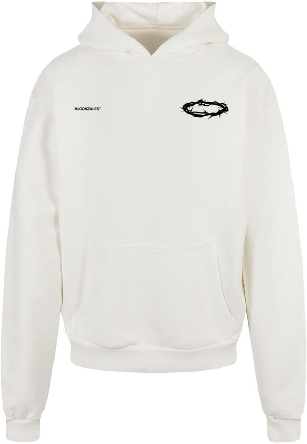 MJ Gonzales MJ Gonzales Sweater majica 'CROWN OF THORNS x'  crna / vuneno bijela