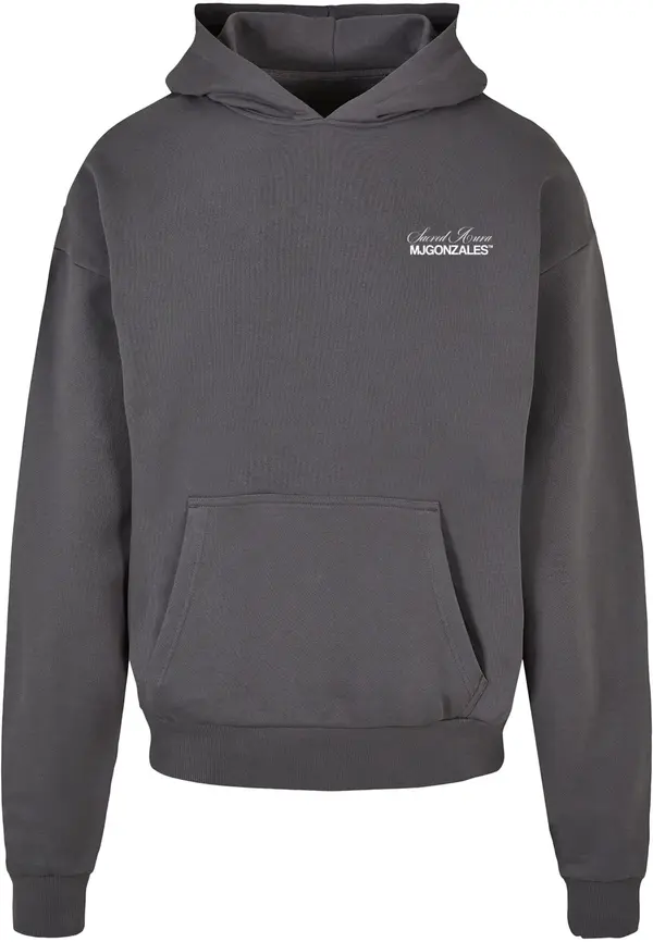 MJ Gonzales MJ Gonzales Sweater majica 'Fatima'  tamo siva / bijela