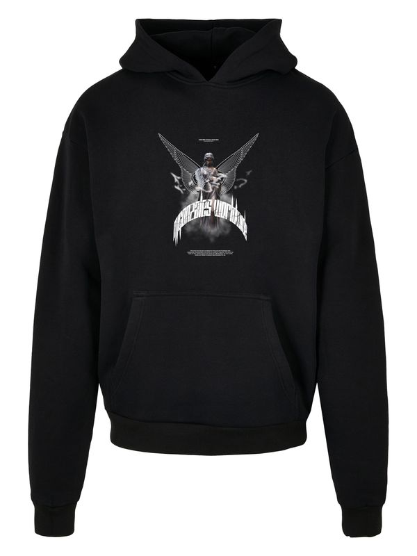 MJ Gonzales MJ Gonzales Sweater majica 'Higher Than Heaven'  siva / crna / bijela