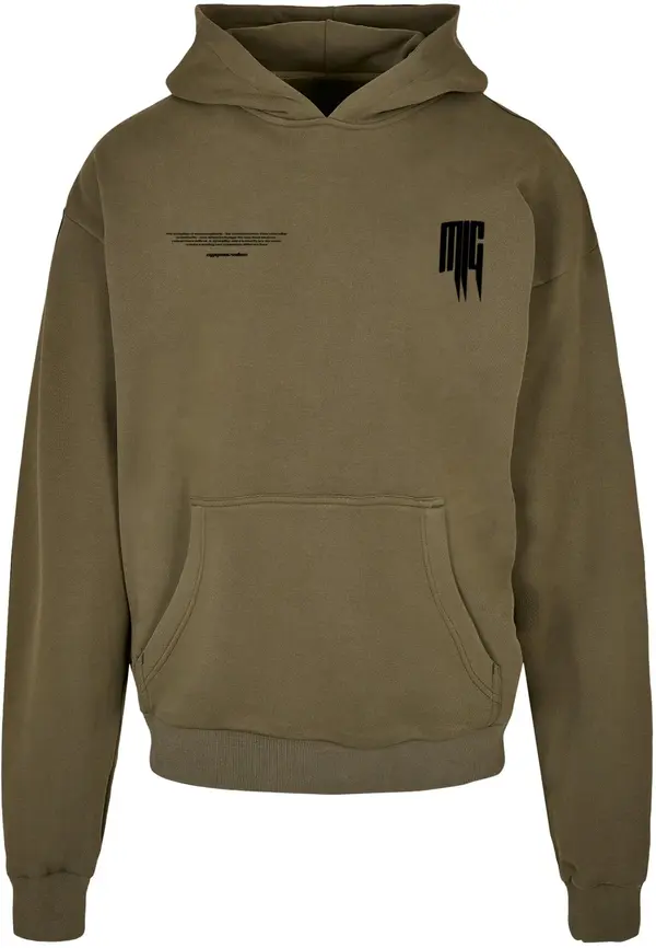 MJ Gonzales MJ Gonzales Sweater majica  maslinasta / ljubičasta / crna / bijela