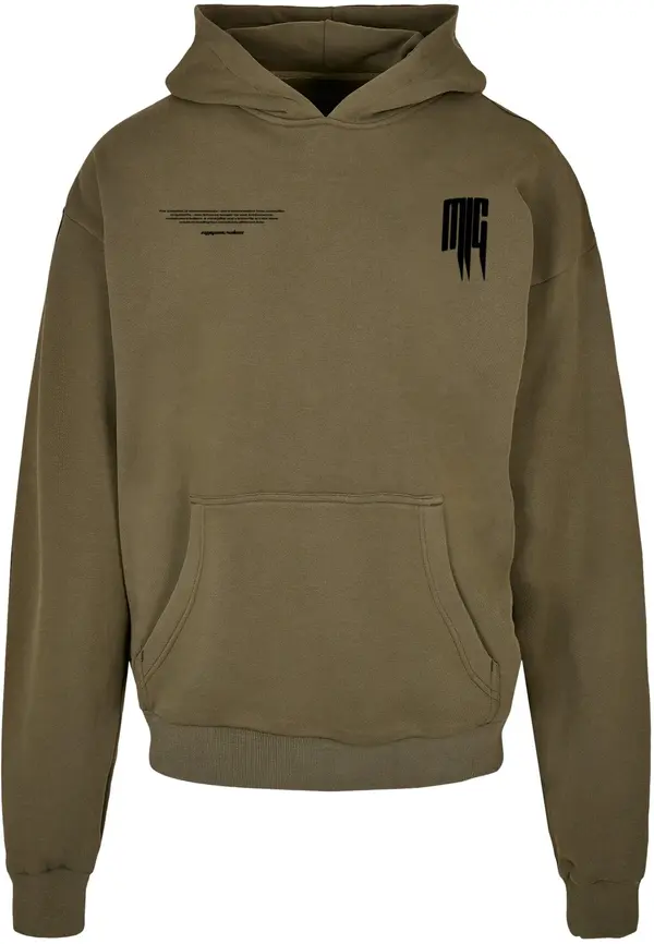 MJ Gonzales MJ Gonzales Sweater majica 'METAMORPHOSE V.2'  maslinasta / ljubičasta / crna / bijela