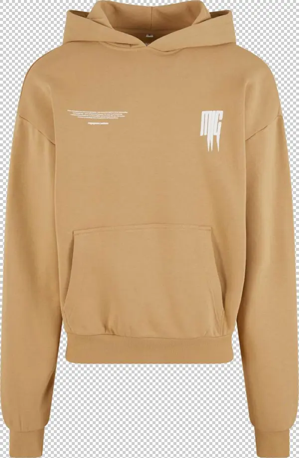 MJ Gonzales MJ Gonzales Sweater majica 'METAMORPHOSE V.2'  tamno bež / ljubičasta / bijela