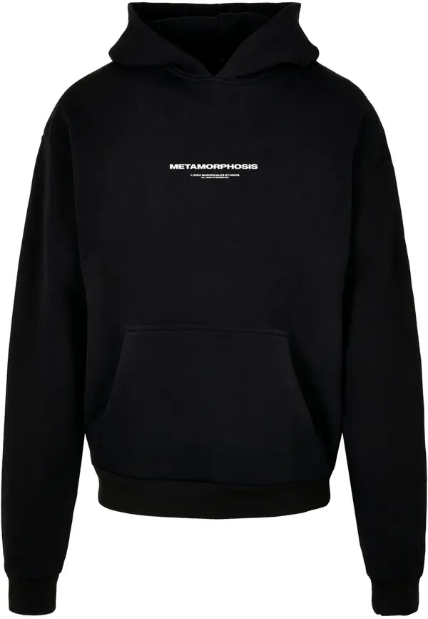MJ Gonzales MJ Gonzales Sweater majica 'Metamorphose V.4'  plava / crna / bijela