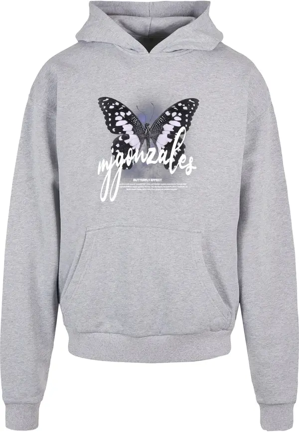 MJ Gonzales MJ Gonzales Sweater majica 'Metamorphose V.7'  svijetlosiva / crna / bijela