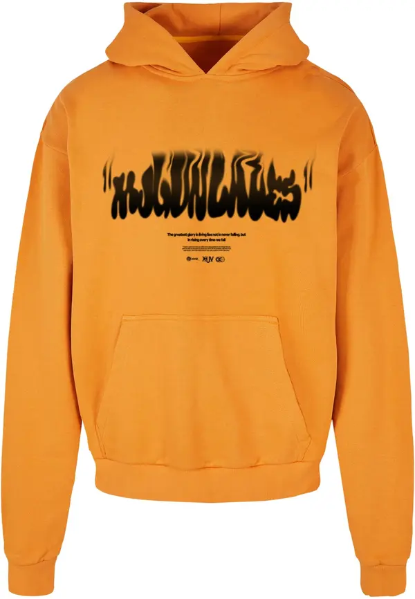 MJ Gonzales MJ Gonzales Sweater majica 'Rising'  narančasta / crna