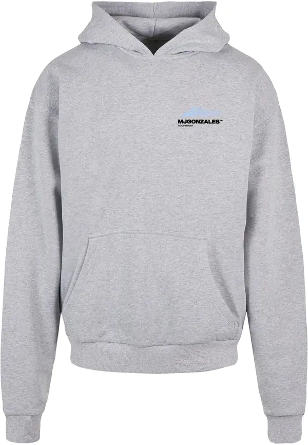 MJ Gonzales MJ Gonzales Sweater majica  svijetloplava / siva melange / crna