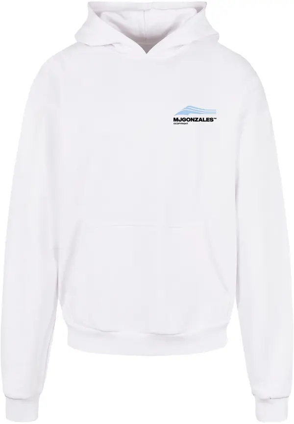 MJ Gonzales MJ Gonzales Sweater majica 'Wave V.1'  plava / crna / bijela