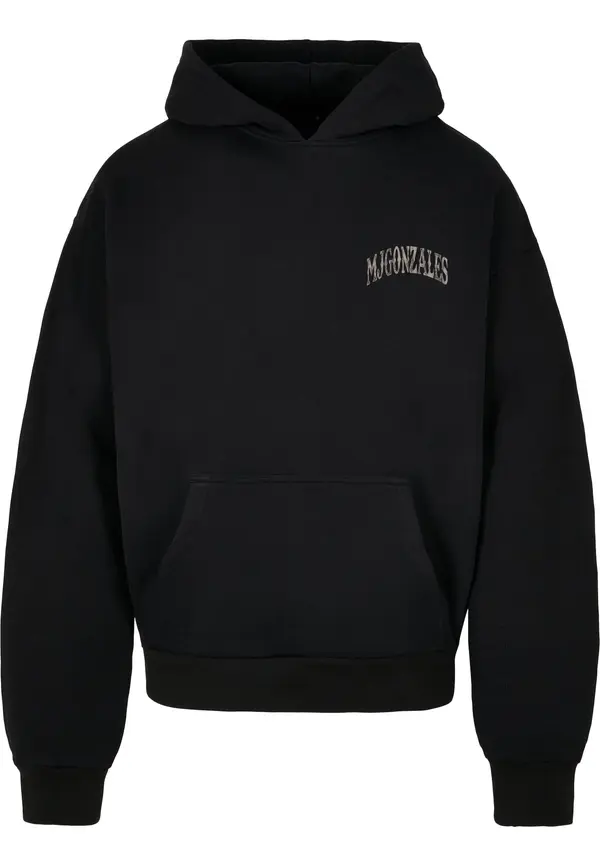 MJ Gonzales MJ Gonzales Sweater majica 'Wild Wings'  siva / crna