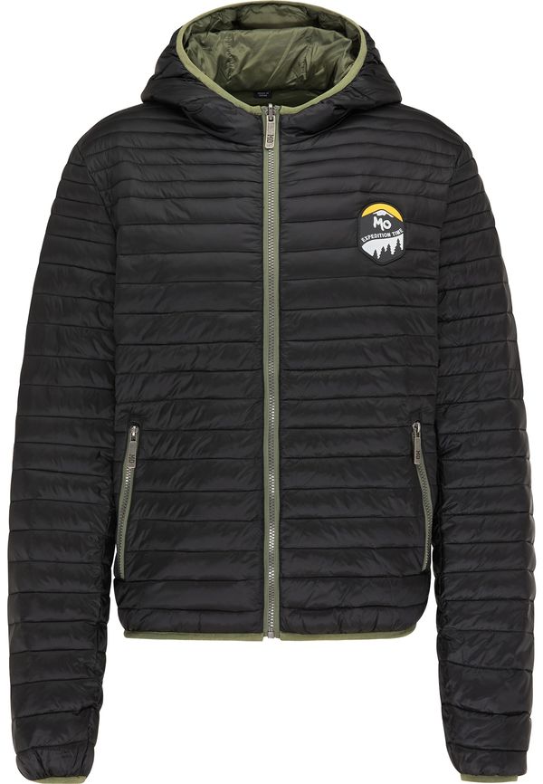 MO MO Prijelazna jakna  maslinasta / crna / bijela