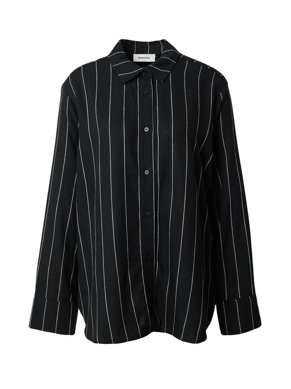 modström modström Bluza 'Fia'  crna / bijela