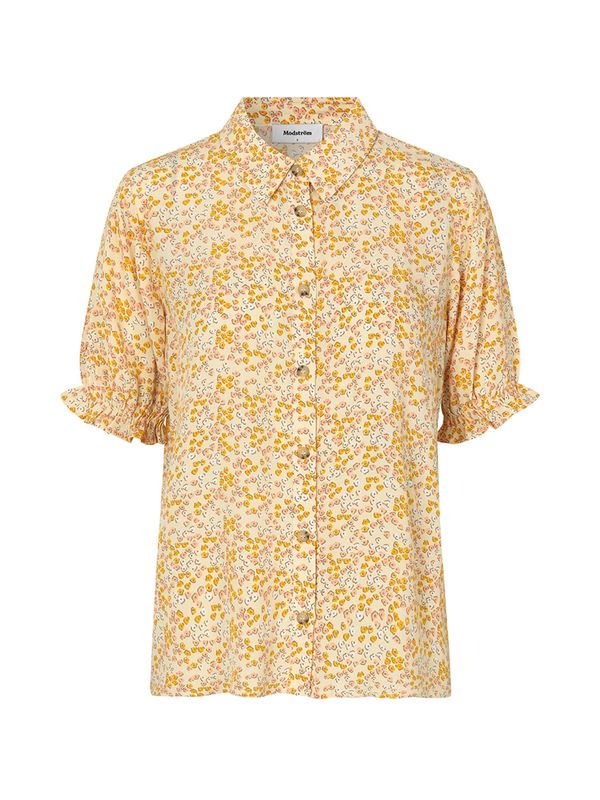 modström modström Bluza 'Raven'  svijetložuta / mandarina / svijetlonarančasta / bijela