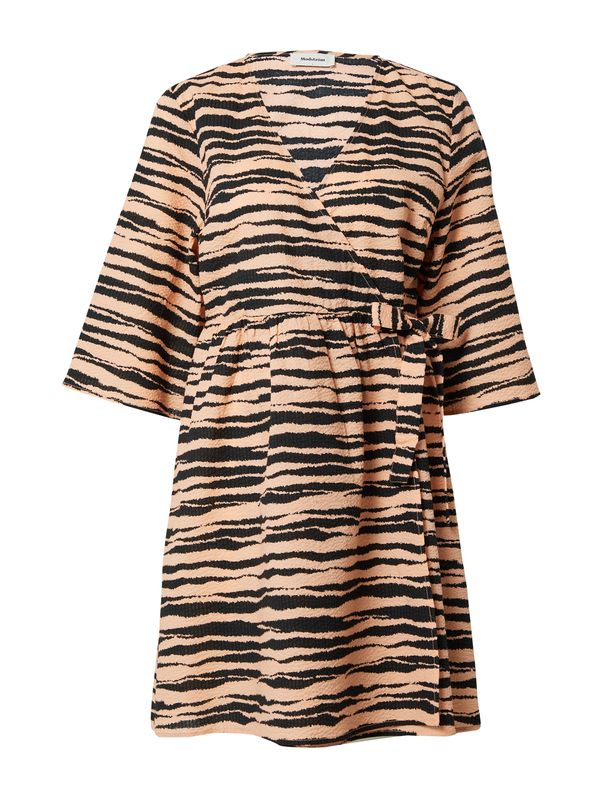 modström modström Haljina 'Dasia'  pastelno narančasta / crna