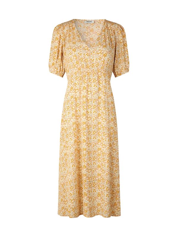 modström modström Haljina 'Raven'  boja pijeska / žuta / bijela