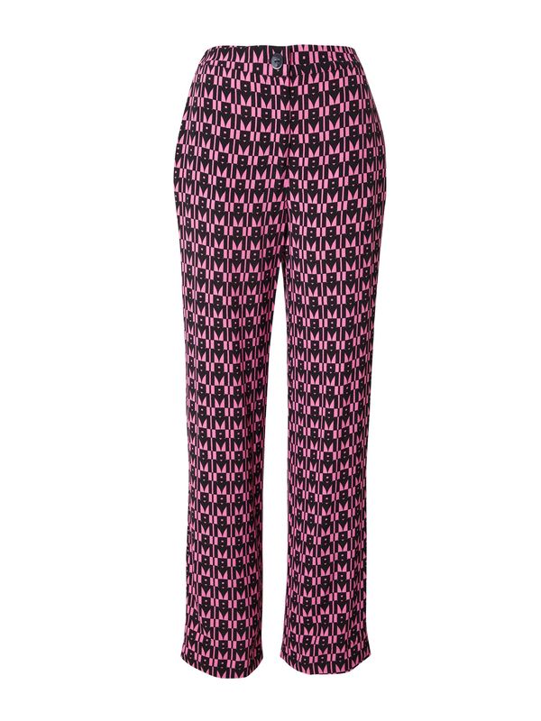 modström modström Hlače 'Borys'  roza / crna