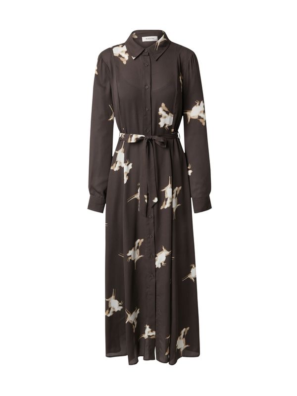 modström modström Košulja haljina 'Gomo'  bež / svijetlosmeđa / crna