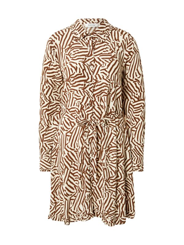 modström modström Košulja haljina 'Nation'  bež / smeđa