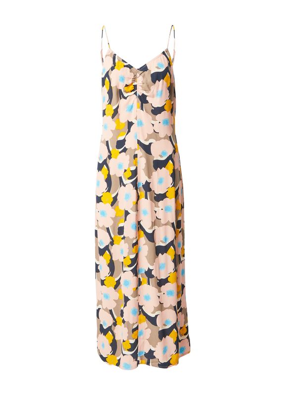 modström modström Ljetna haljina 'Dustin'  tamno bež / svijetlonarančasta / roza / bijela