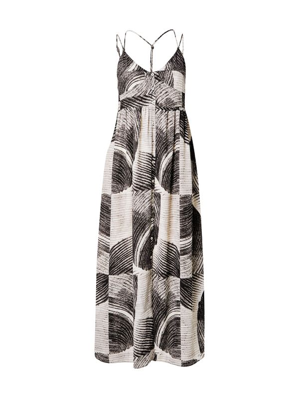 modström modström Ljetna haljina 'Holden'  svijetlobež / tamno smeđa