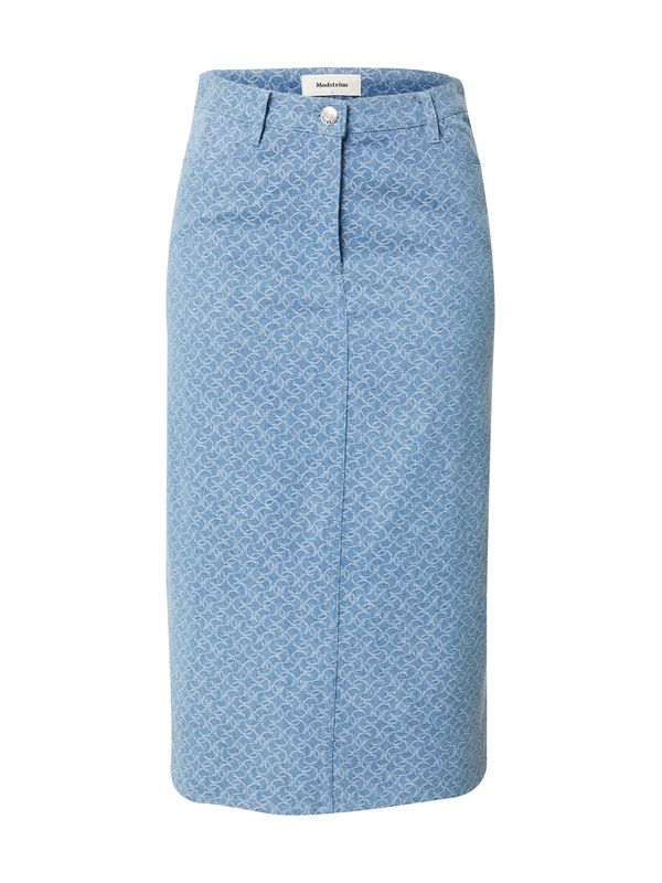 modström modström Suknja 'Hennesy'  plavi traper / bijela