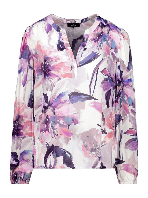 monari monari Bluza  ljubičasta / tamno ljubičasta / prljavo roza / bijela