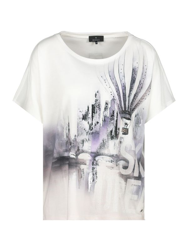 monari monari Majica  tamo siva / ljubičasta / crna / bijela