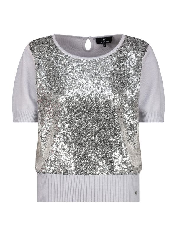 monari monari Pulover  svijetlosiva / srebro