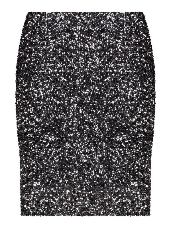 monari monari Suknja  crna / srebro