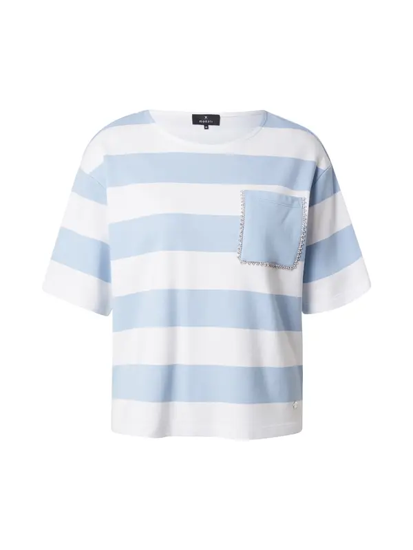 monari monari Sweater majica  svijetloplava / bijela