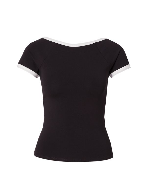 Monki Monki Majica  crna / bijela