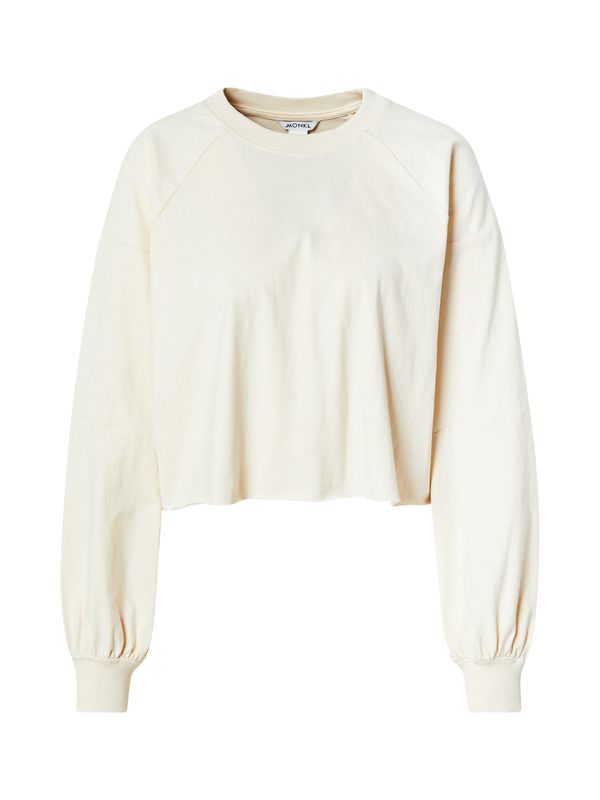 Monki Monki Majica  ecru/prljavo bijela