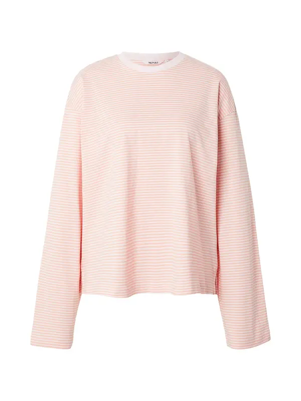 Monki Monki Majica  roza / bijela