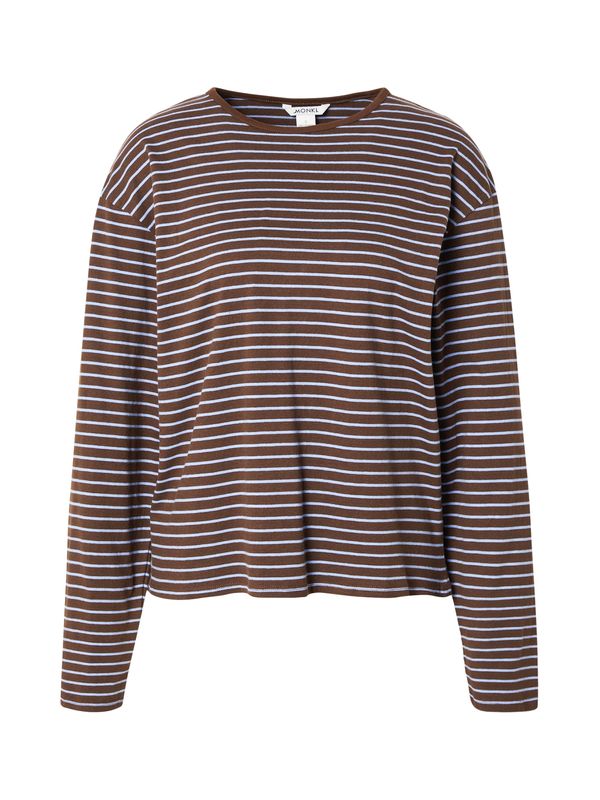 Monki Monki Majica  svijetloplava / smeđa