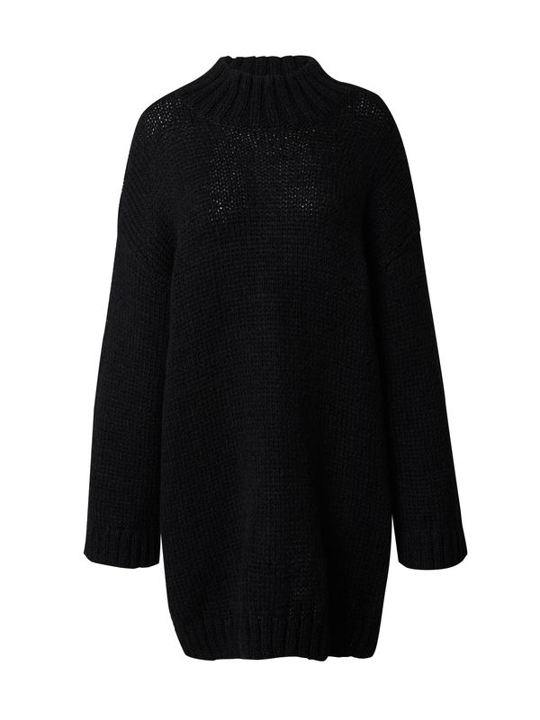 Monki Monki Pletena haljina  crna